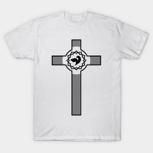 Christian cross and dove - a symbol of the Spirit T-Shirt